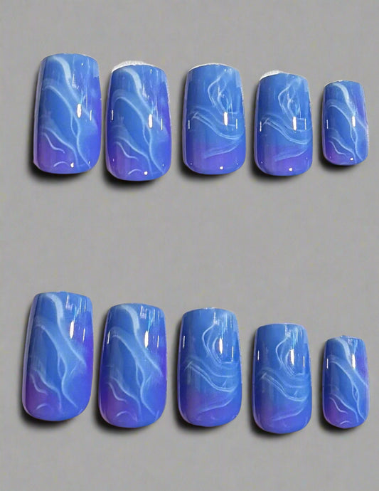 Press on Nails - Ocean Waves
