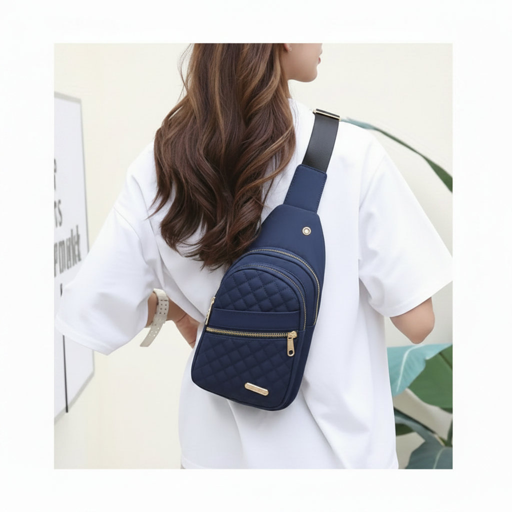 Crossbody Bag - Chest Bag - Travel Bag - Dark Blue
