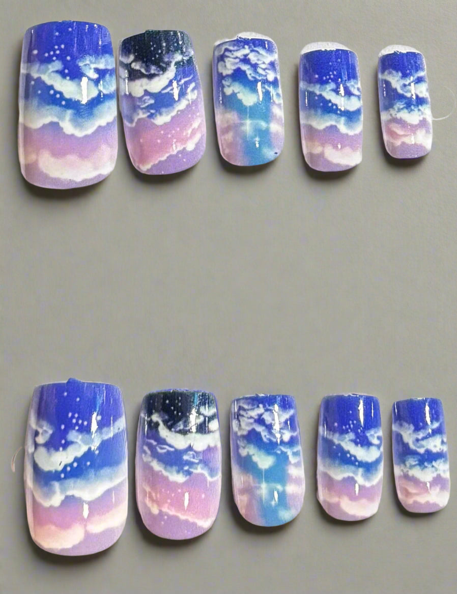 Press on Nails - Cloudy Skies