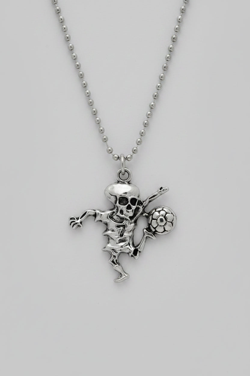 Necklace - Skeleton Soccer Player