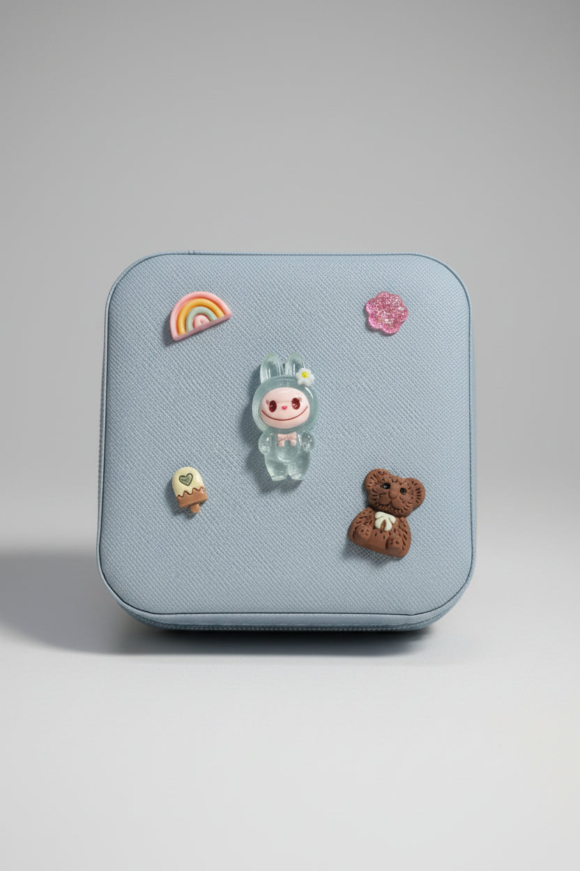 Jewelry Box - Cute Kawaii Style -  Bunny, Rainbow, Bear, Paw Print, and Ice Cream