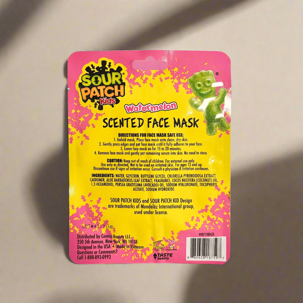 Sour Patch Kids Watermelon Scented Face Mask