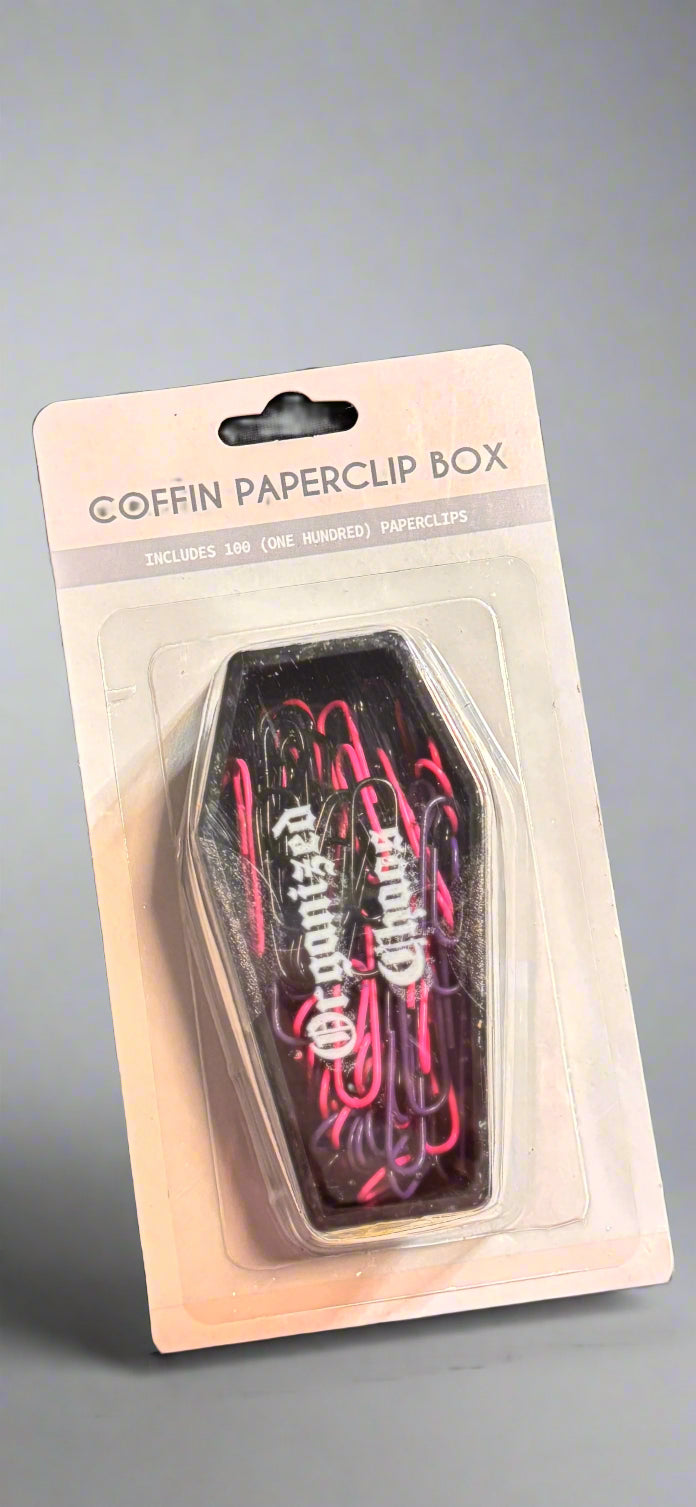 Paperclips in Coffin Box