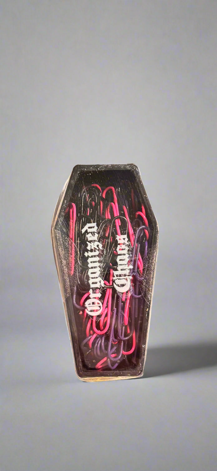 Paperclips in Coffin Box