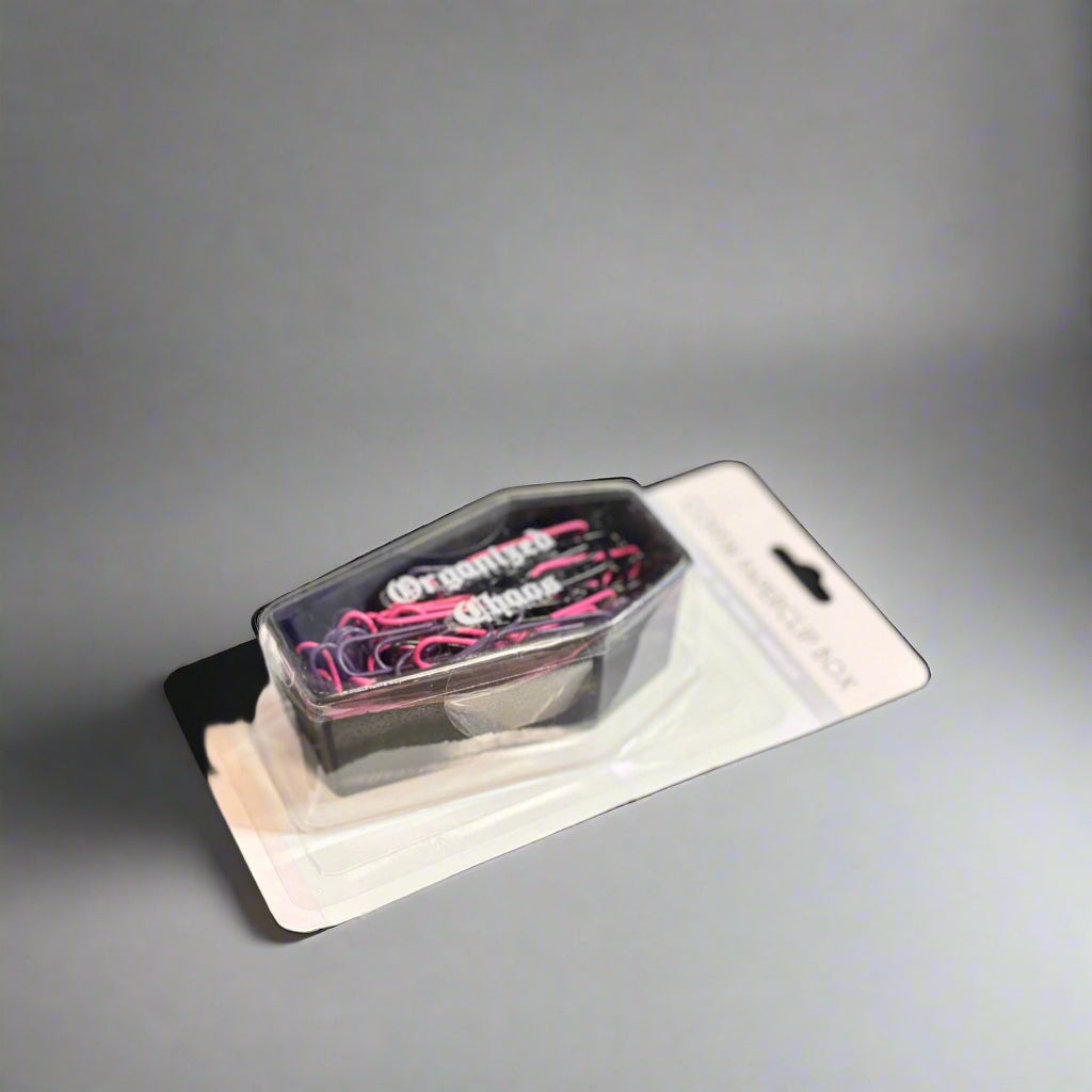 Paperclips in Coffin Box