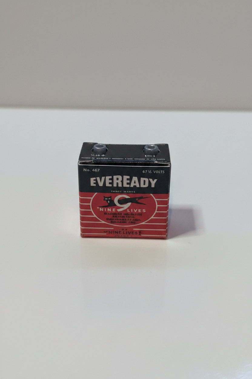 Mini Brands - ZURU - Retro Series -  Vintage Eveready "Nine Lives" Radio Battery