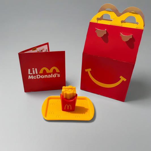 Toy - McDonald's Happy Meal - Lil McDonald's  - #01 - Tray with Fries