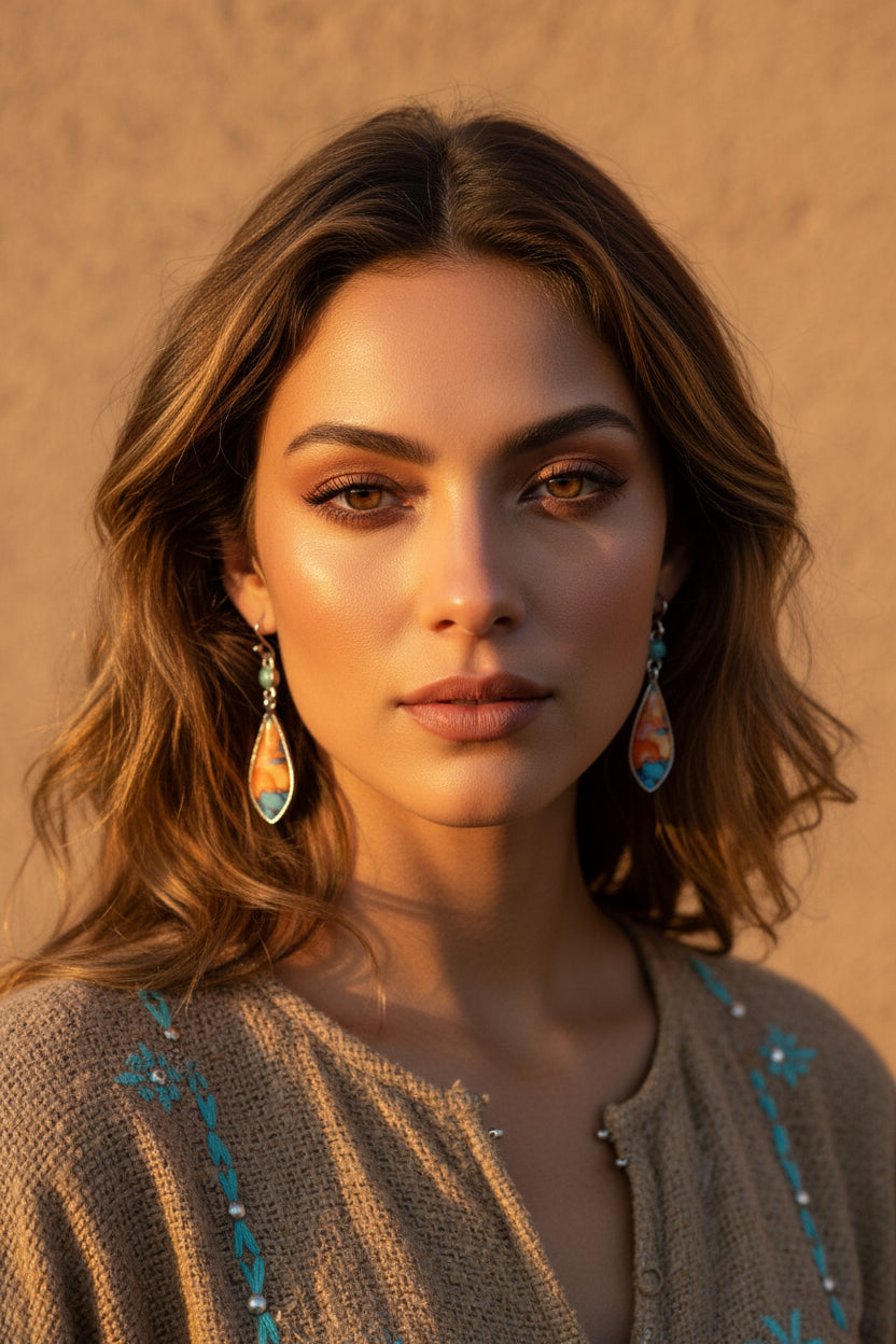 Earrings - Southwestern-inspired - Teardrop