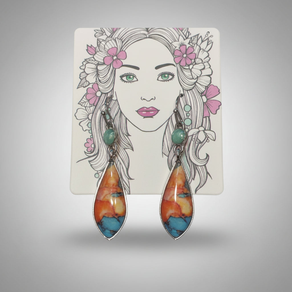 Earrings - Southwestern-inspired - Teardrop