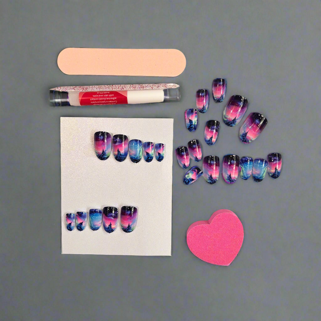 Press on Nails - Night Sky