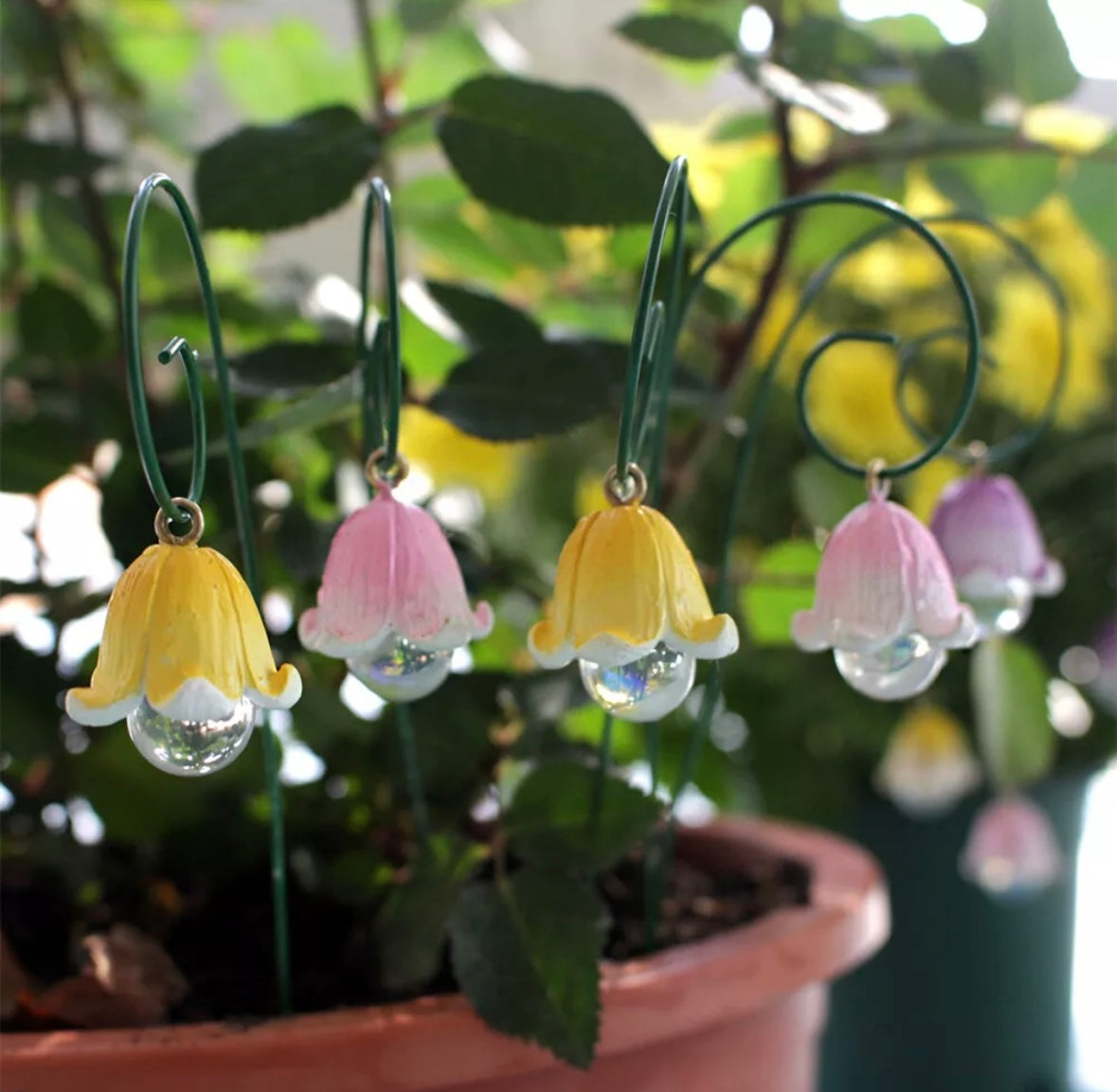 Lily of the Valley Bulb Garden Stake Garden Ornaments