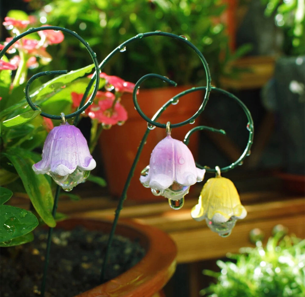 Lily of the Valley Bulb Garden Stake Garden Ornaments