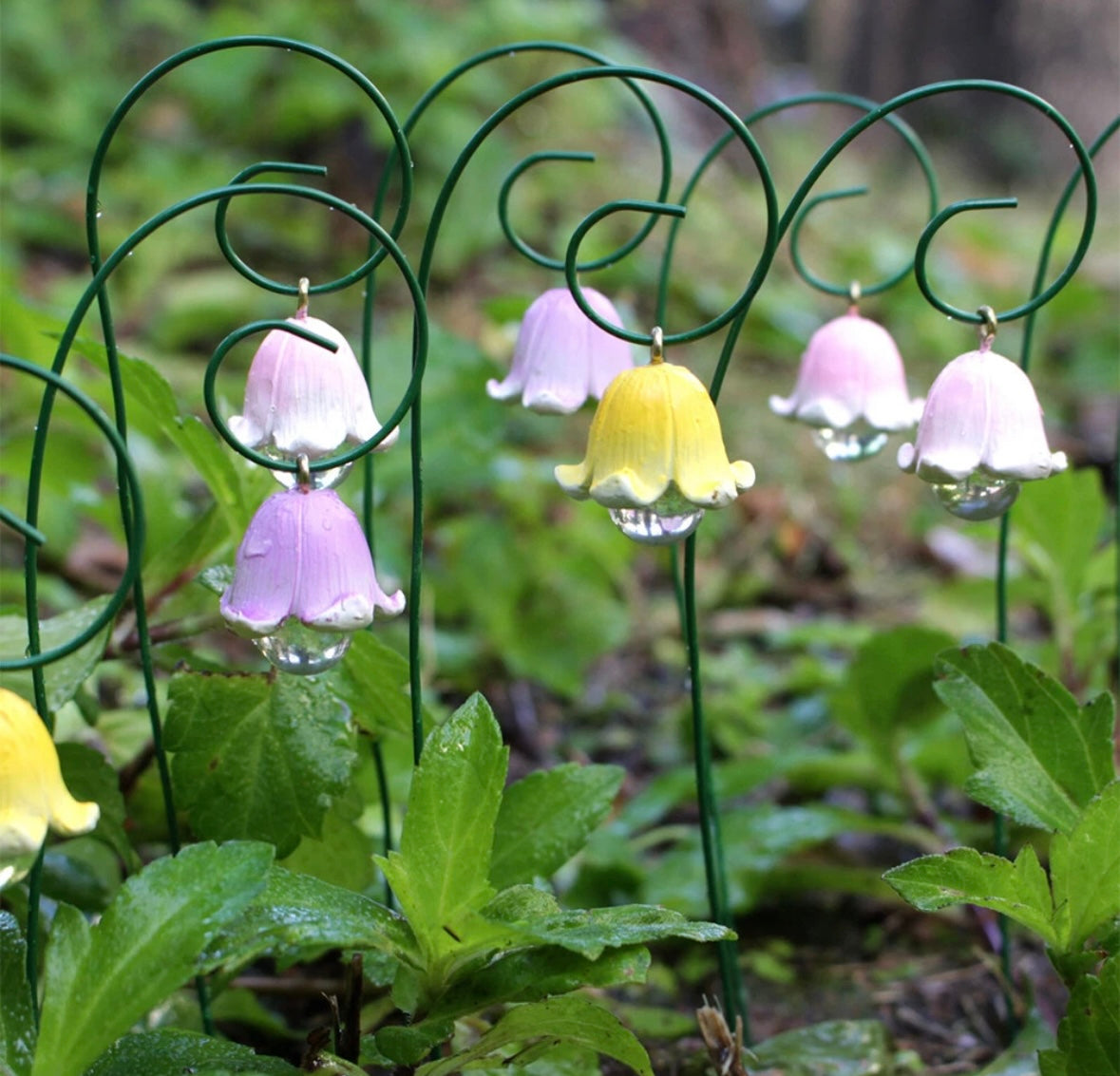 Lily of the Valley Bulb Garden Stake Garden Ornaments
