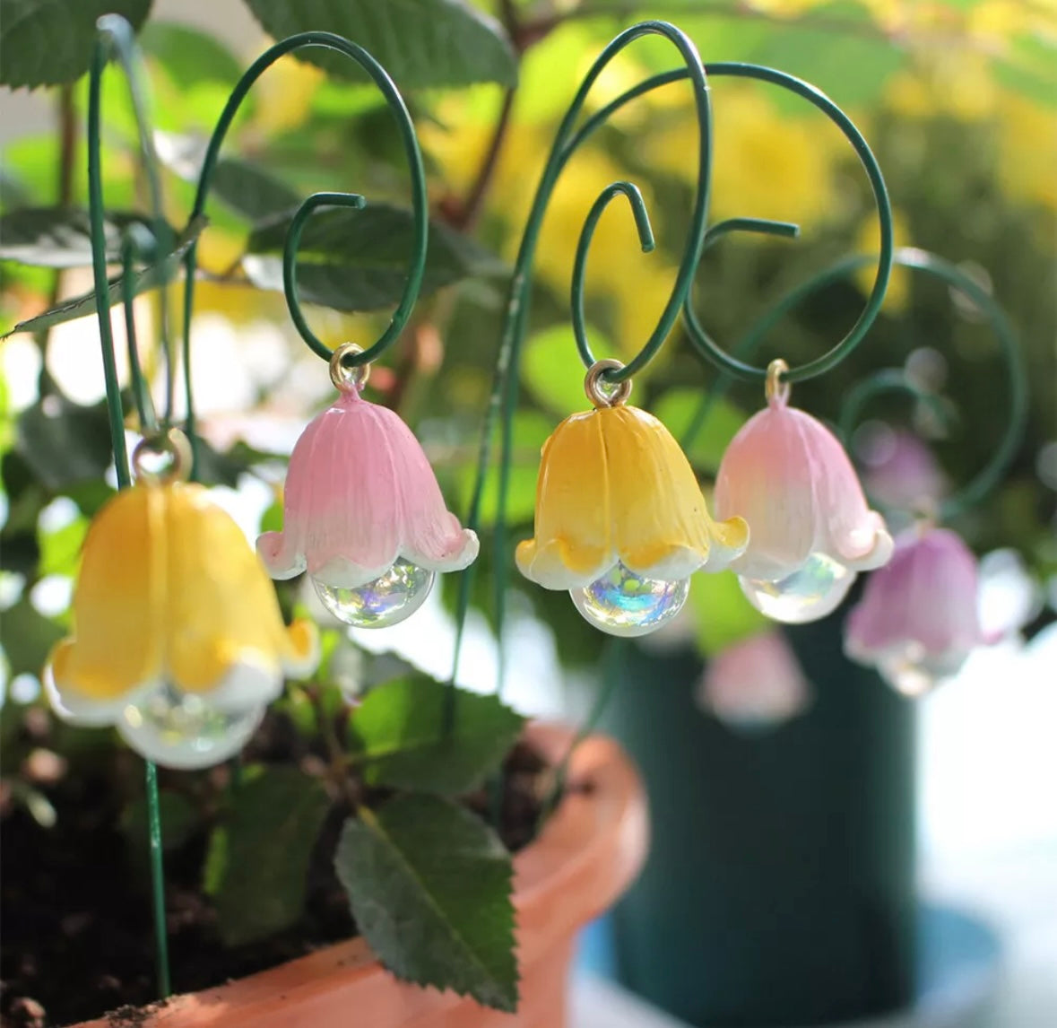 Lily of the Valley Bulb Garden Stake Garden Ornaments