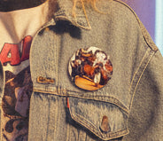 Button - Vintage - Retro - Betty Boop - Pin