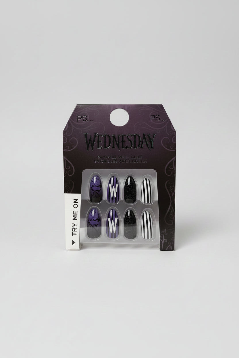 False Nails - PS... Wednesday - Set of 24