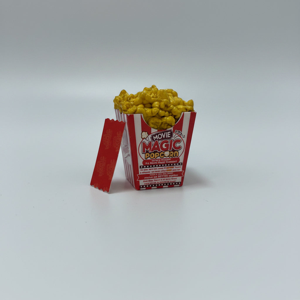 Mini Brands - ZURU - Miniature -  Movie Magic Popcorn - with "A Star Is Corn" ticket