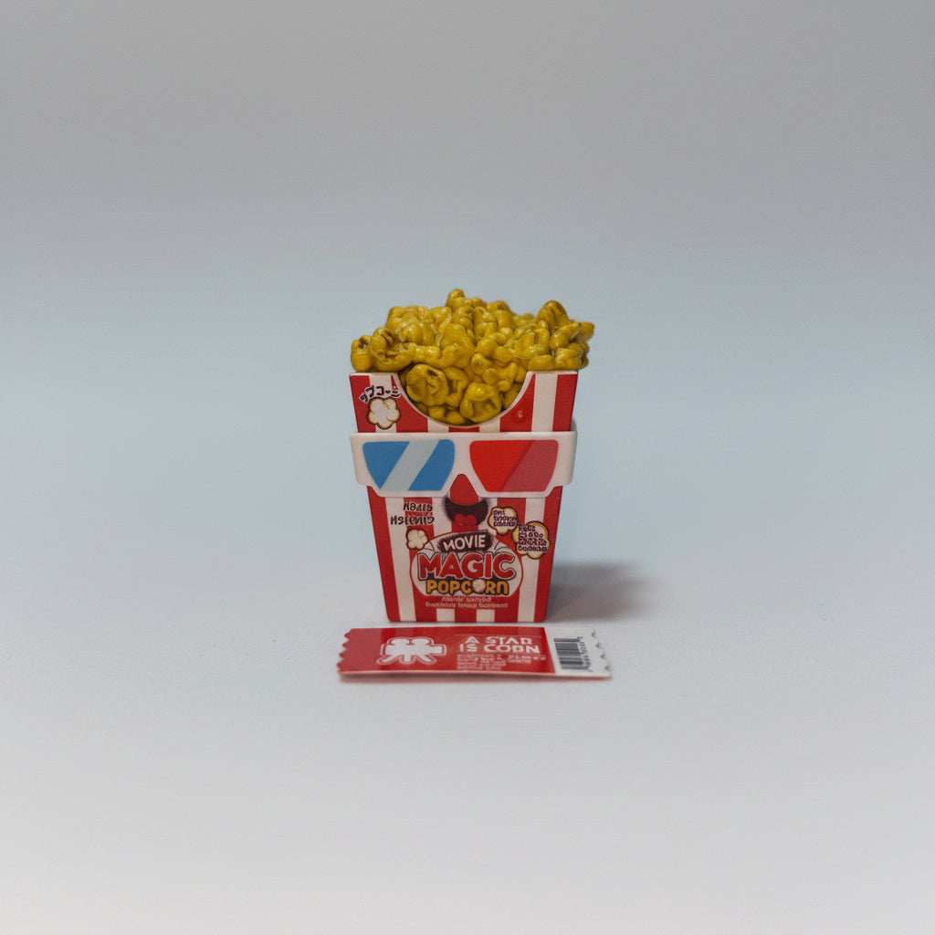 Mini Brands - ZURU - Miniature -  Movie Magic Popcorn - with "A Star Is Corn" ticket