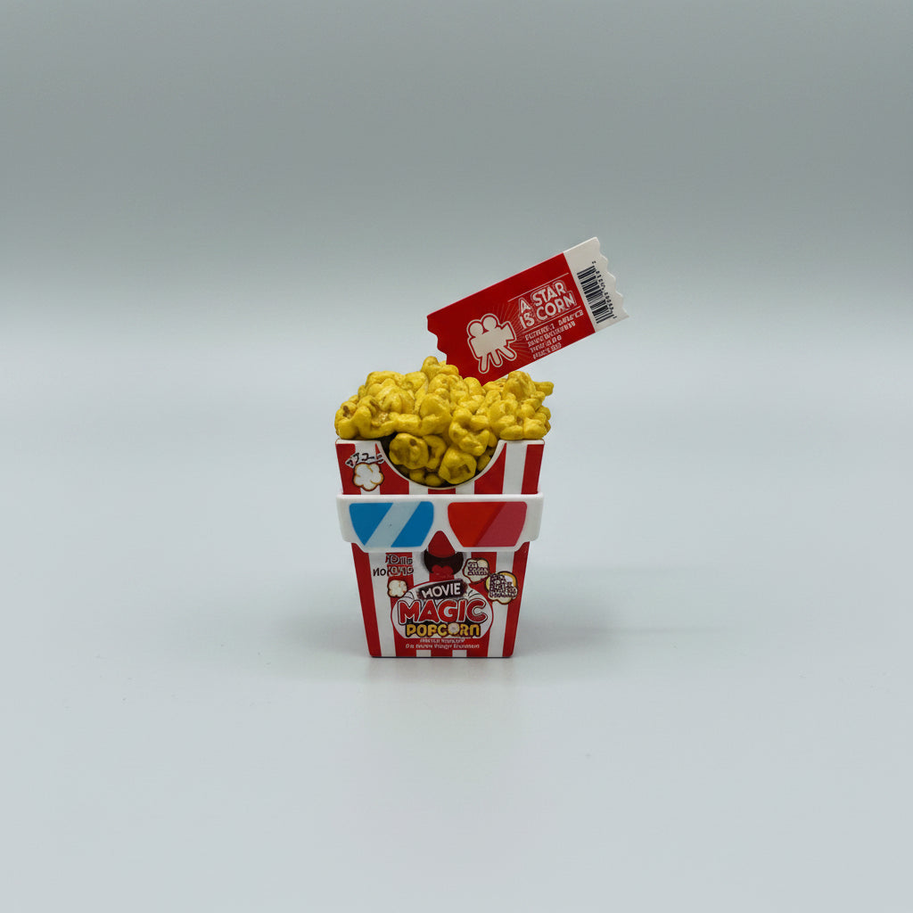 Mini Brands - ZURU - Miniature -  Movie Magic Popcorn - with "A Star Is Corn" ticket