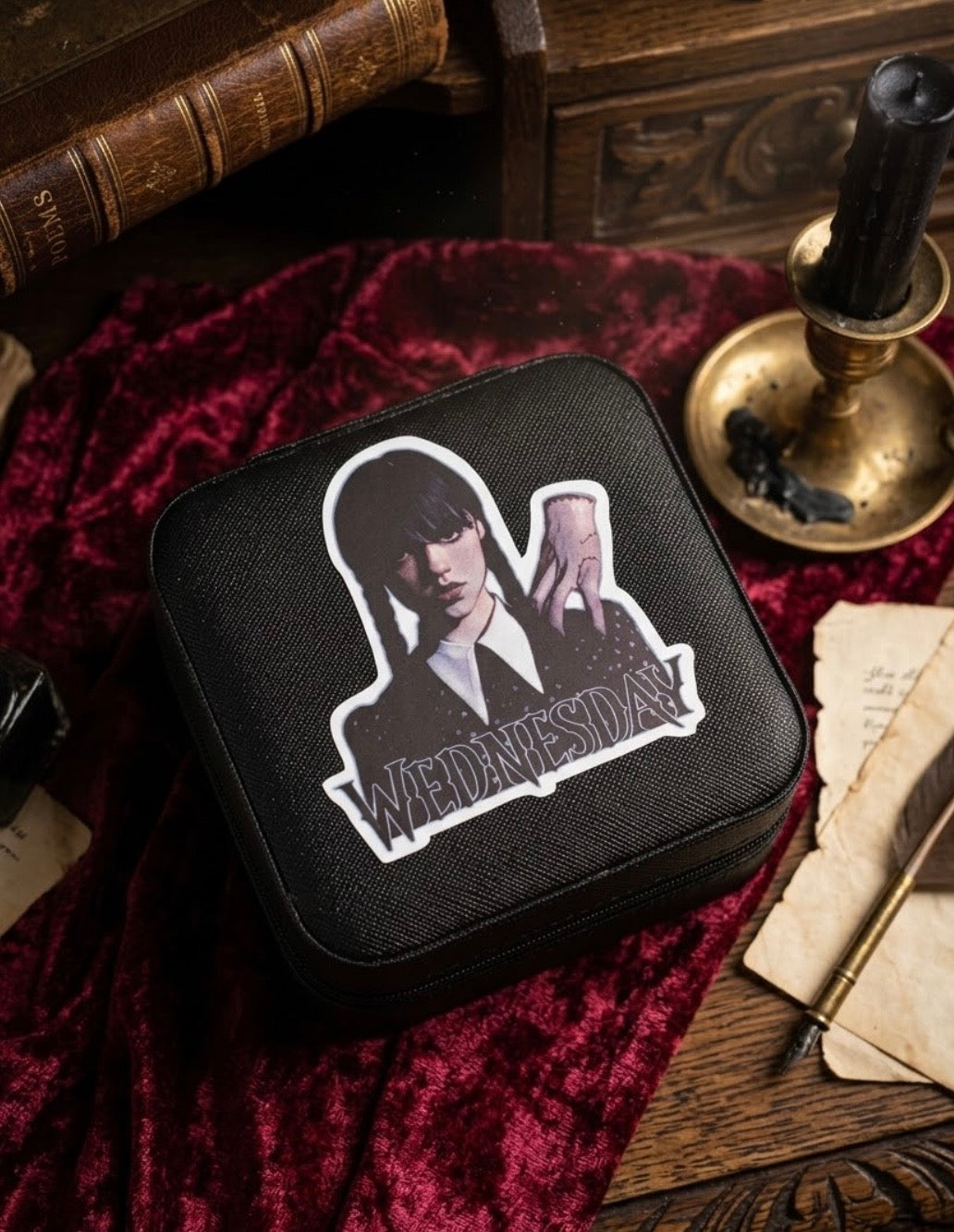 Wednesday Addams - Travel Jewelry Case