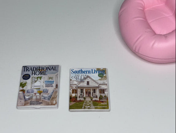 Mini Brands - ZURU - Miniature - Magazines - Southern Living & Traditional Home