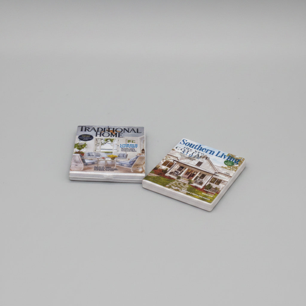 Mini Brands - ZURU - Miniature - Magazines - Southern Living & Traditional Home