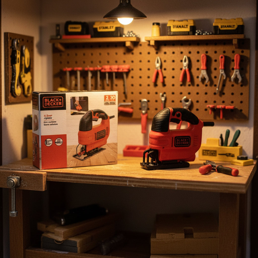 Mini Brands - ZURU - Miniature -  Black & Decker Jigsaw