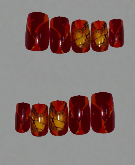 Press on Nails - Molten Majesty