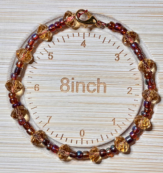 Handmade - Beaded Bracelet - 8"