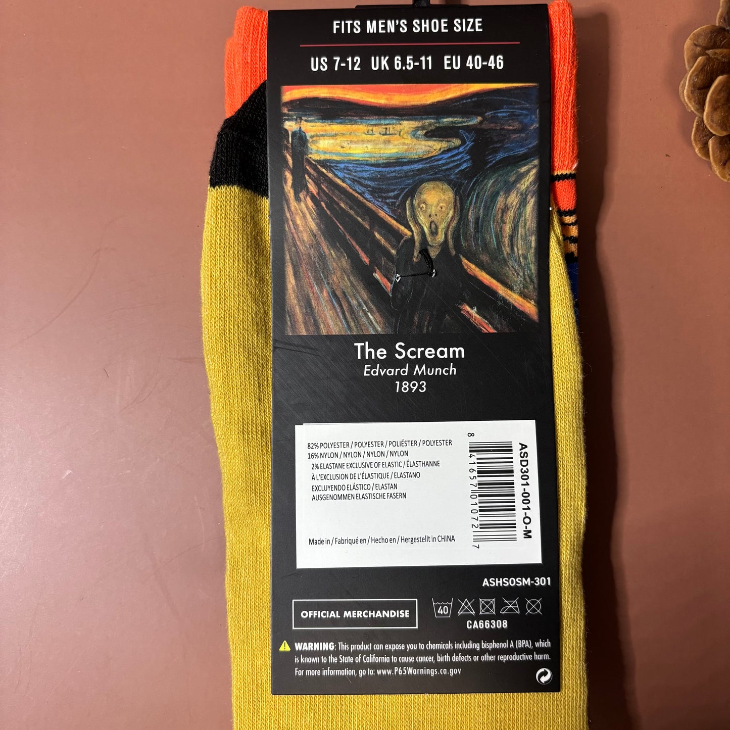 Socks - Artist Series - The Scream