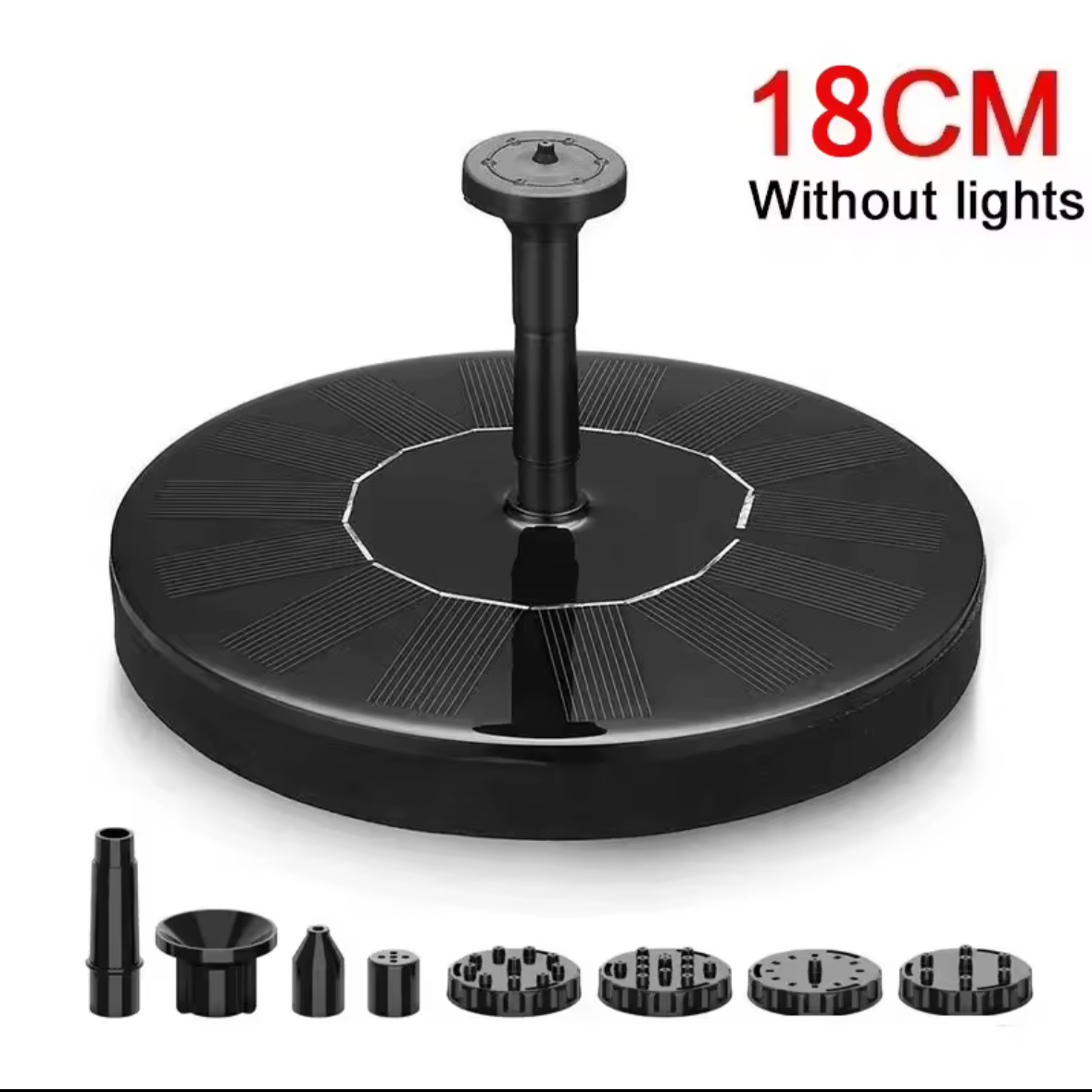 Solar Pump Fountain - 18cm (7.09in)