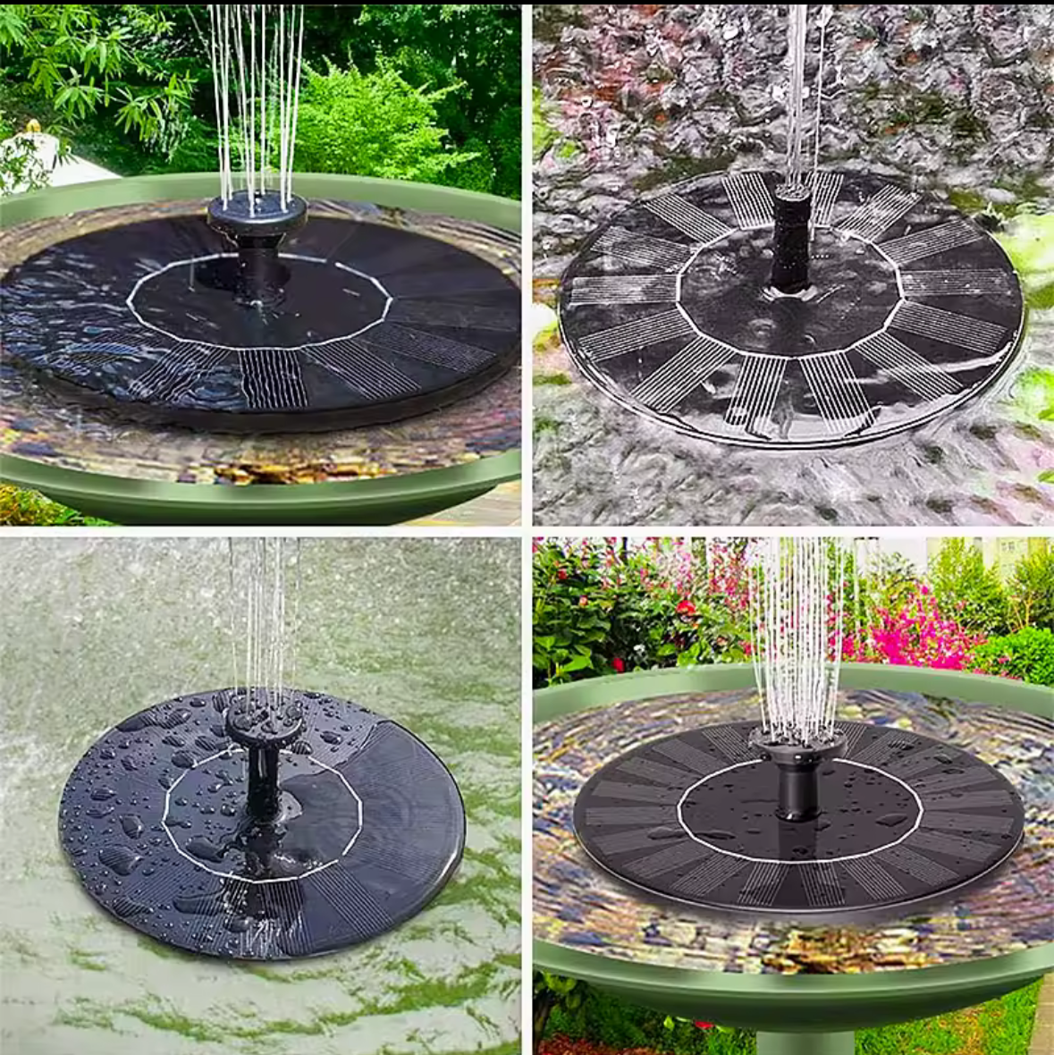 Solar Outdoor Fountain  - 13cm (5.12")