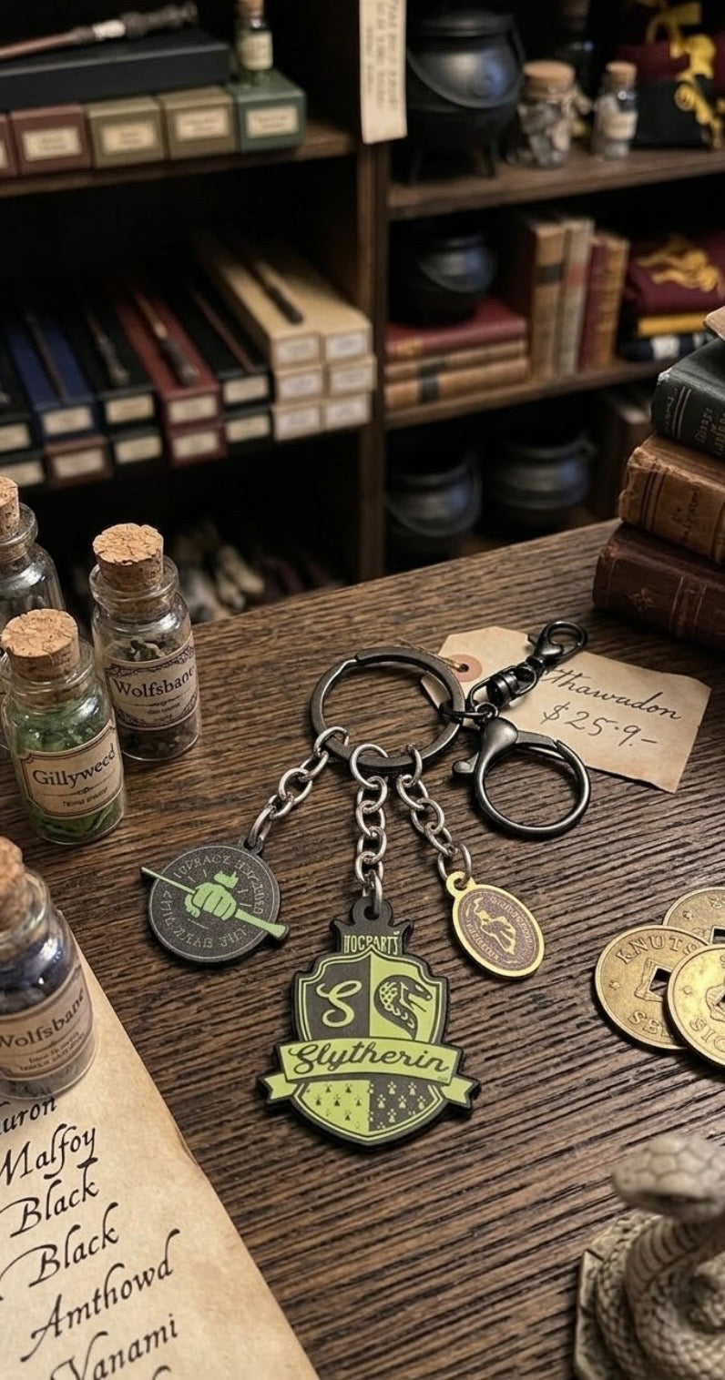 Keychain - Harry Potter - Slytherin House Crest