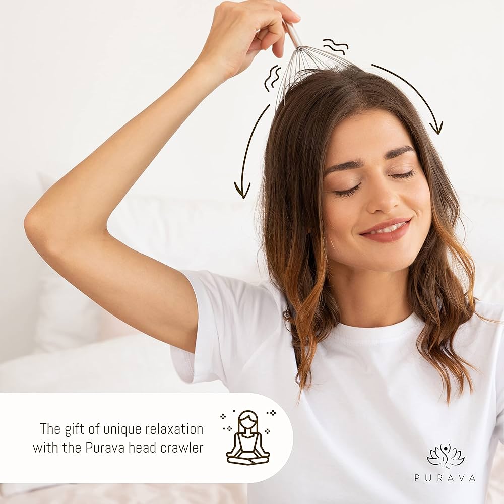 PURAVA - Premium Head Massager