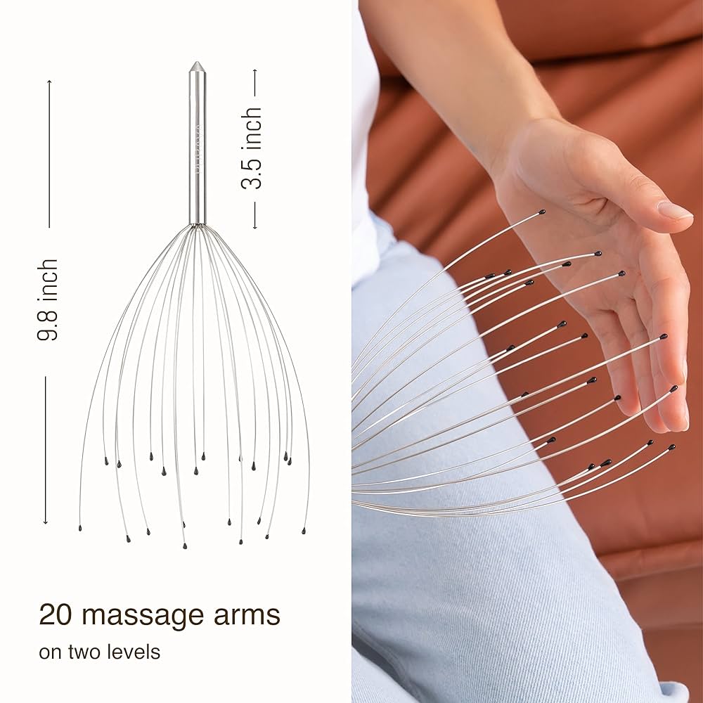 PURAVA - Premium Head Massager