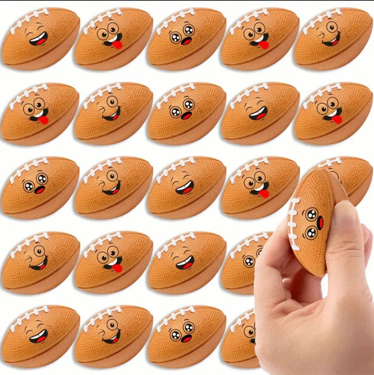 Mini Face Football Stress Balls