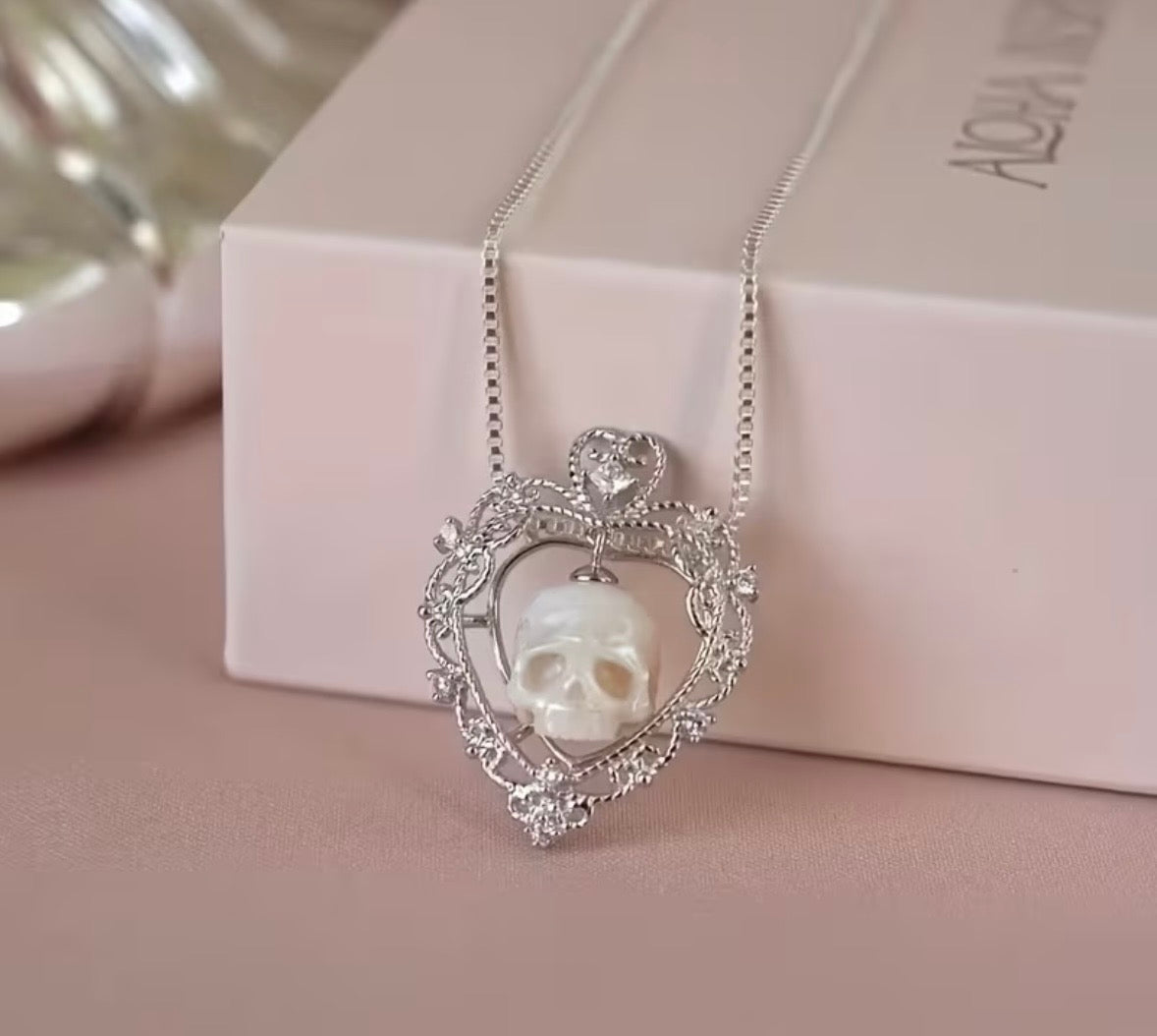 Necklace - "Love You to Death" - 18"