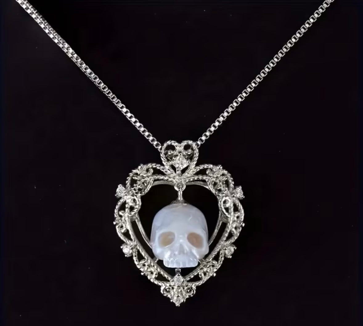 Necklace - "Love You to Death" - 18"