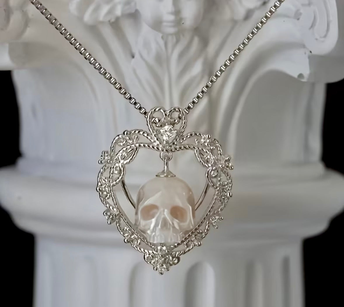 Necklace - "Love You to Death" - 18"