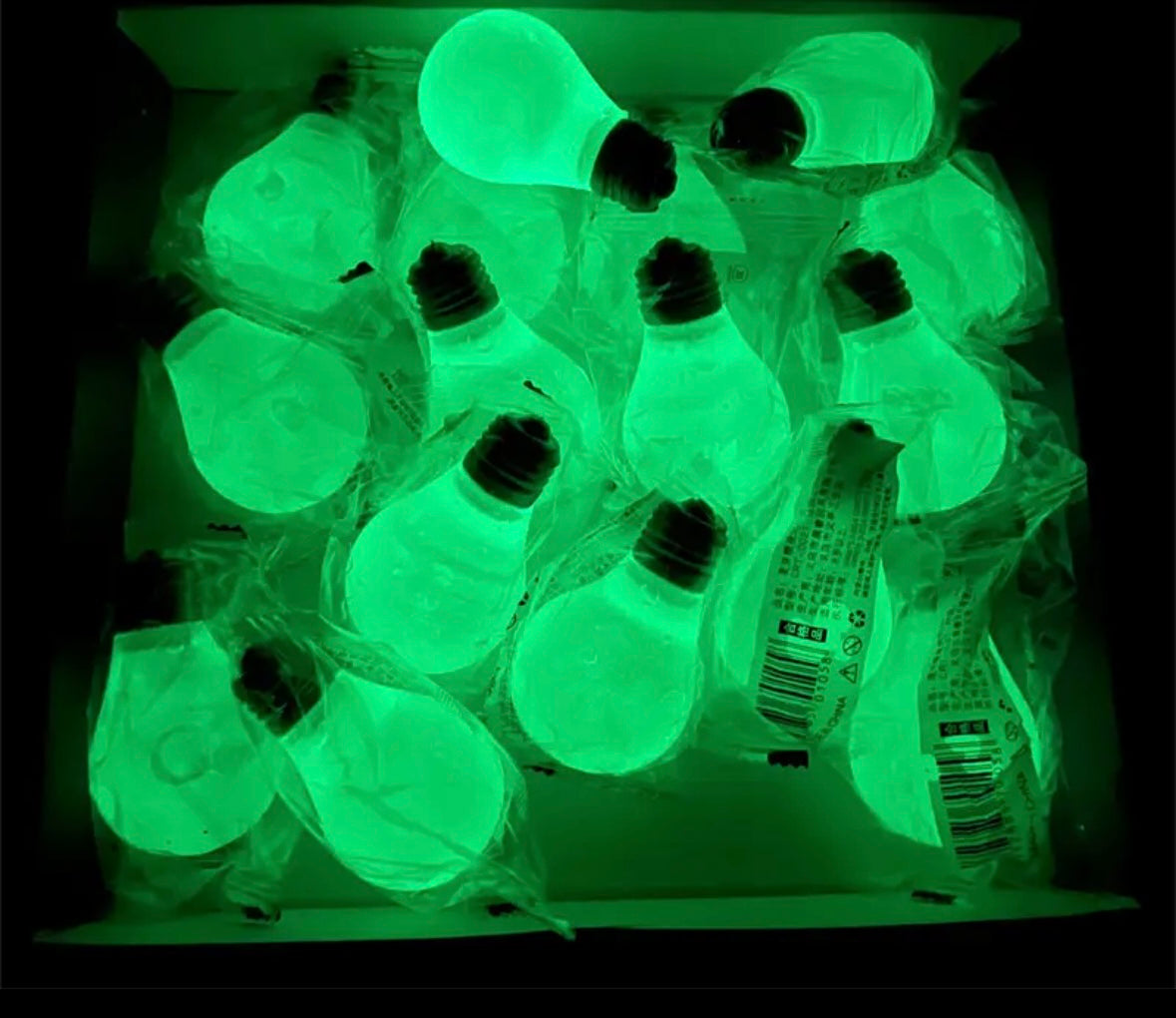 Stress Ball - Glow In The Dark Light Bulb