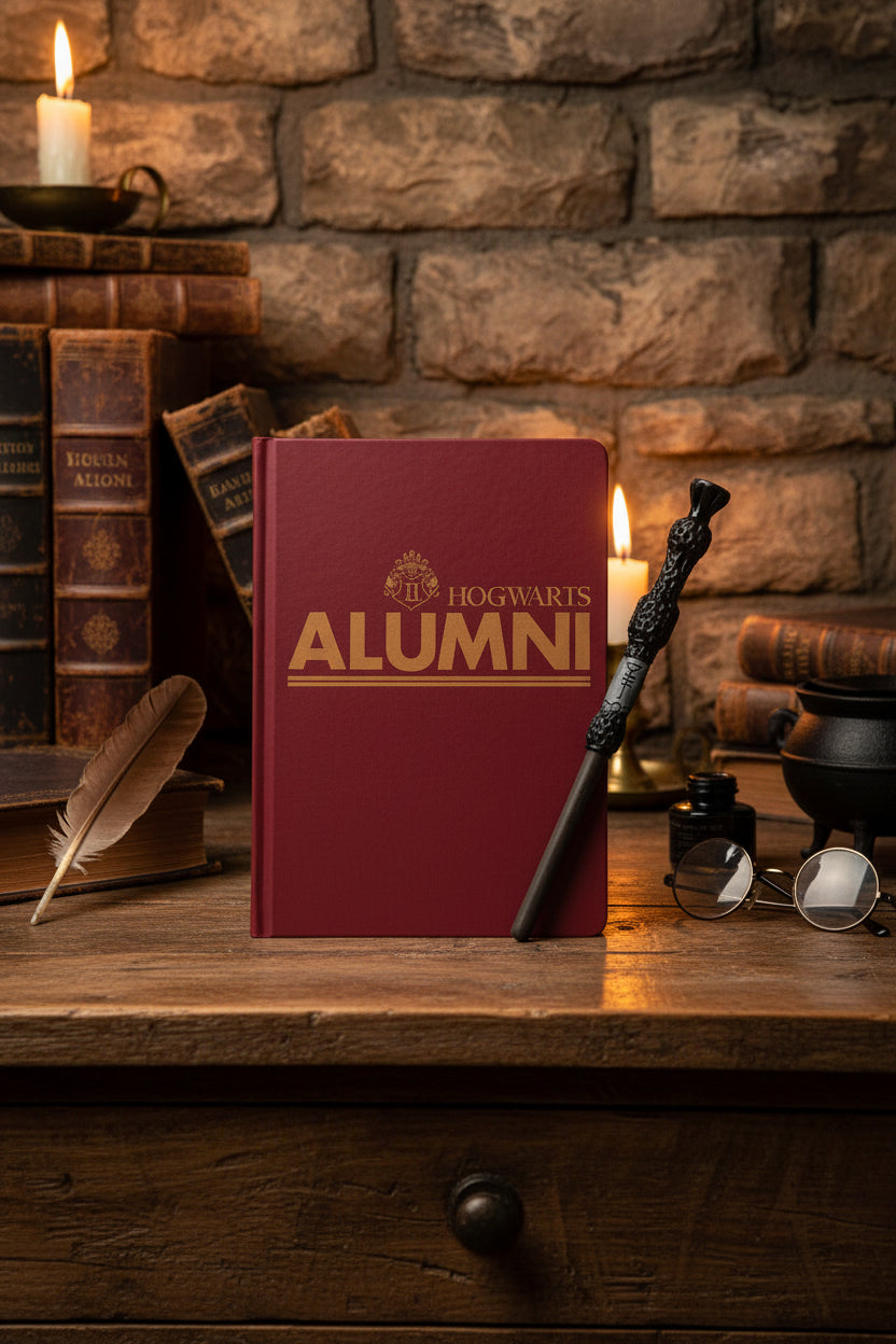 Journal and Wand Pen Set - Harry Potter -  Hogwarts