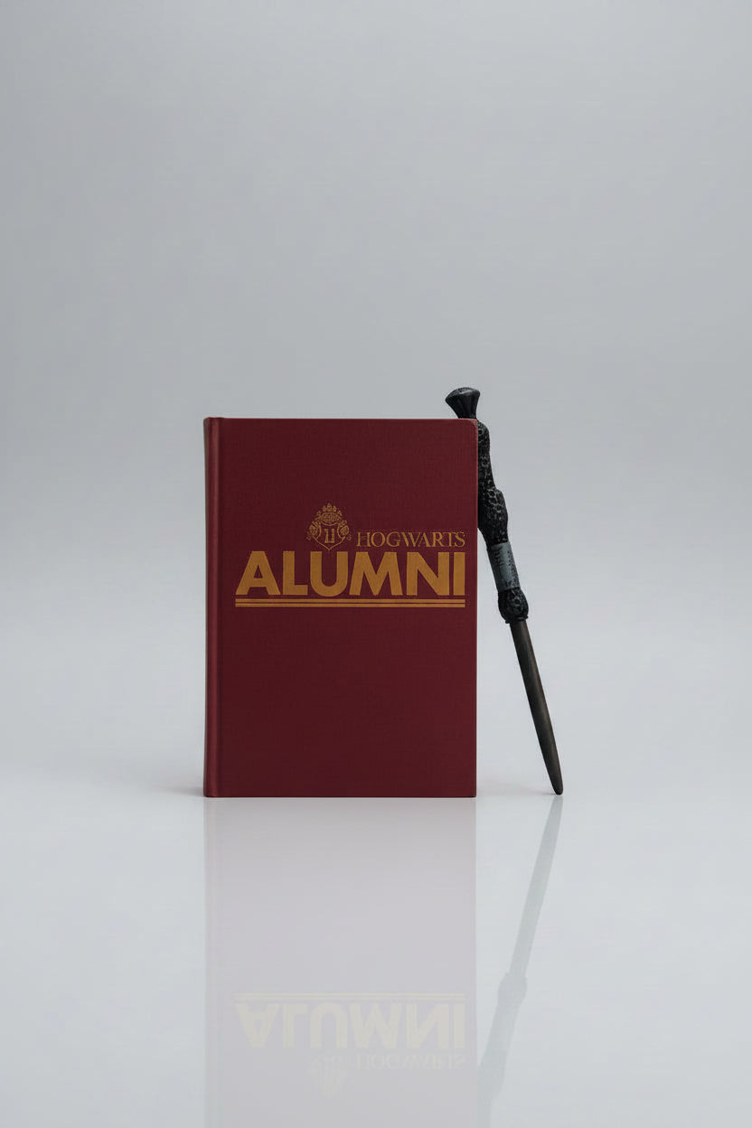 Journal and Wand Pen Set - Harry Potter -  Hogwarts