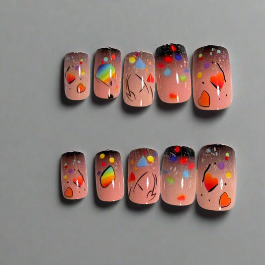 Press on Nails - Heartfelt Ombre