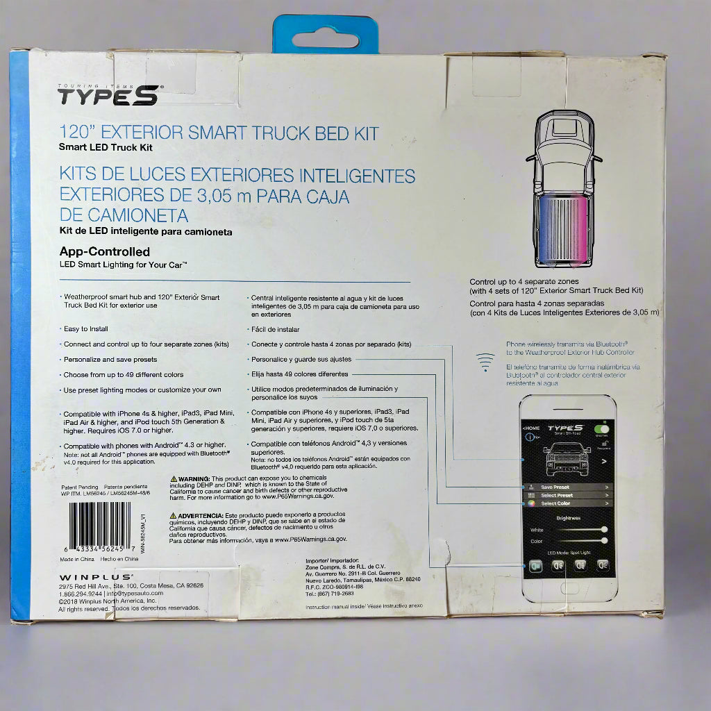 Type S Smart LED Truck Bed Kit