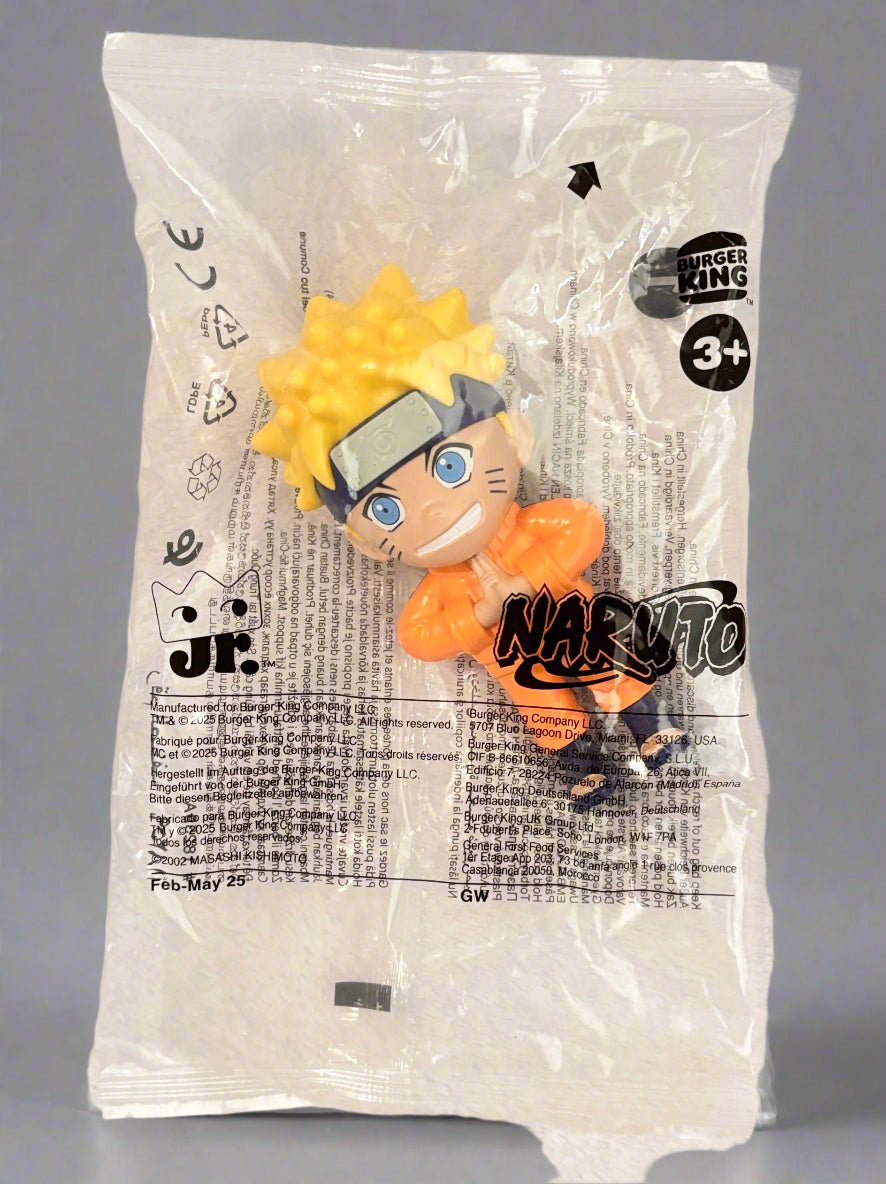 Burger King - Kids Meal Toy - Naruto Uzumaki, Hinata Hyuga, & Kakashi Hatake