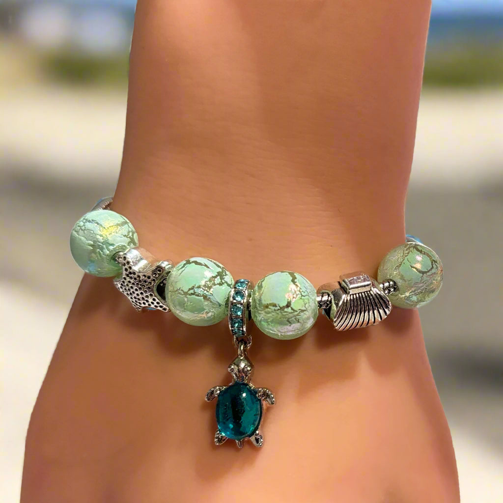 Handmade - Bracelet - Sea Turtle Serenity