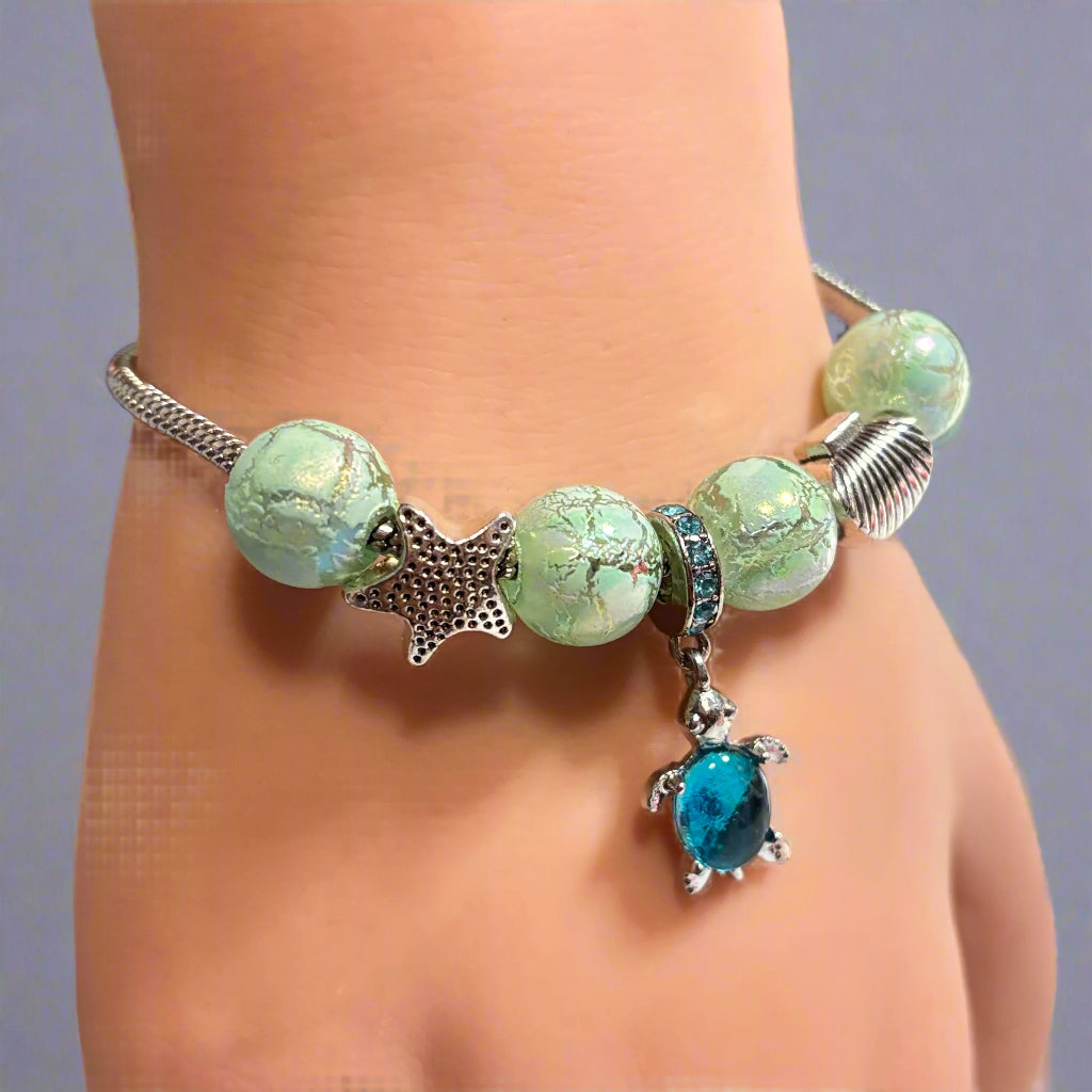 Handmade - Bracelet - Sea Turtle Serenity