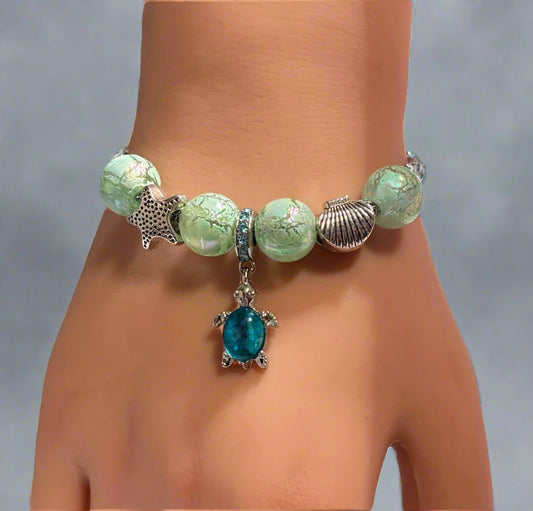 Handmade - Bracelet - Sea Turtle Serenity