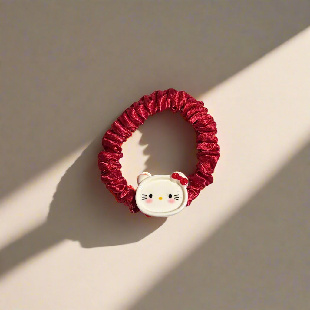 Handmade - Hello Kitty Red Scrunchie
