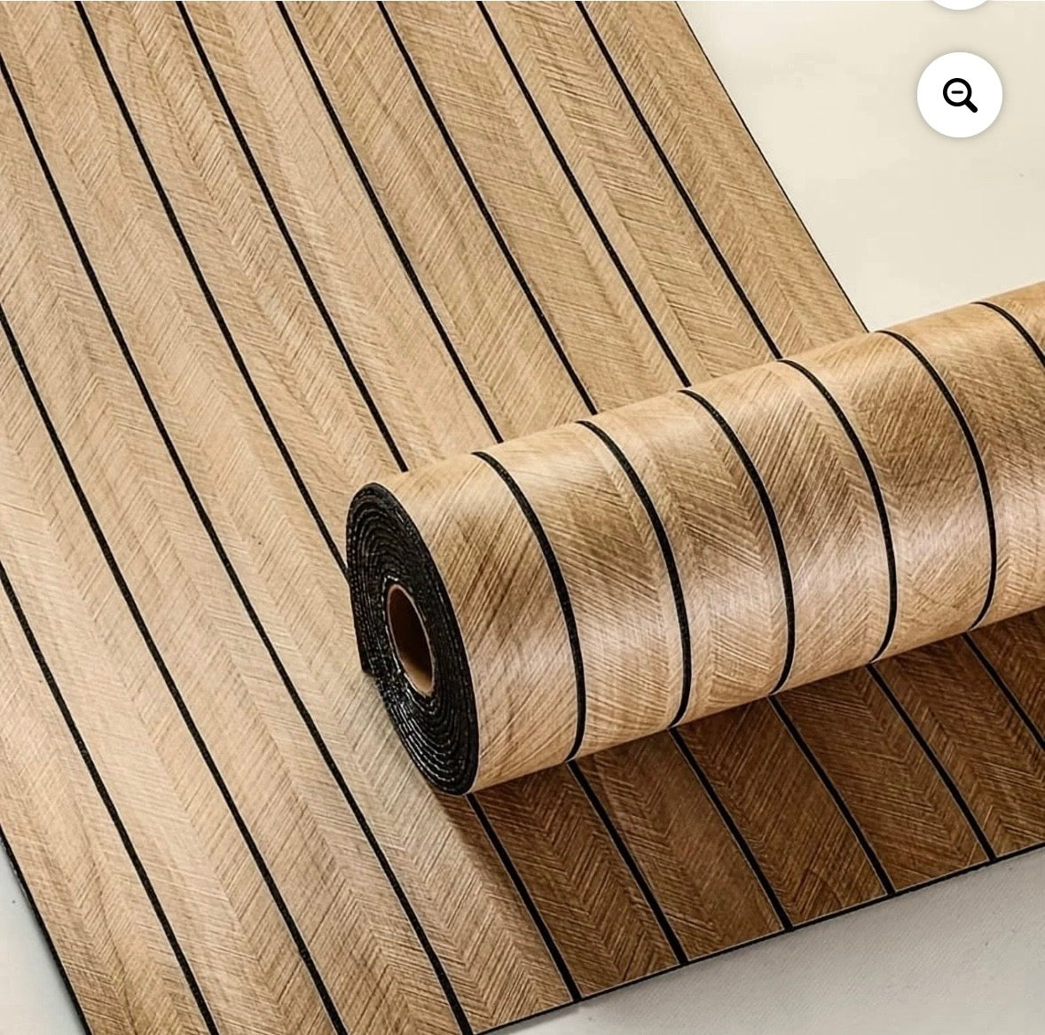 Wallpaper - 3D Self-Adhesive Wood Grain Wallpaper Rolls - in Color Poplar